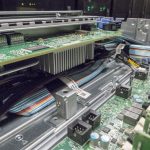 Dell EMC PowerEdge R740xd Fan Partition Removed View Of Backplane