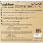 Icy Dock ToughArmor MB16SP B 16 Bay Retail Box Back