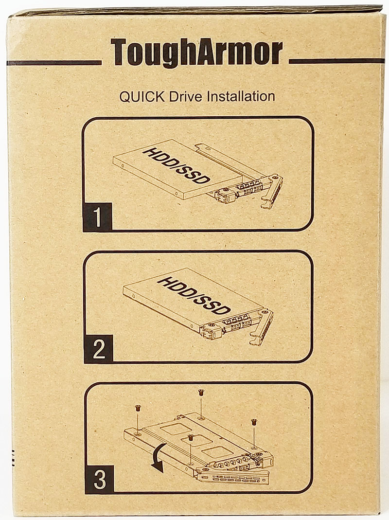 Icy Dock ToughArmor MB16SP B 16 Bay Retail Box Left Side