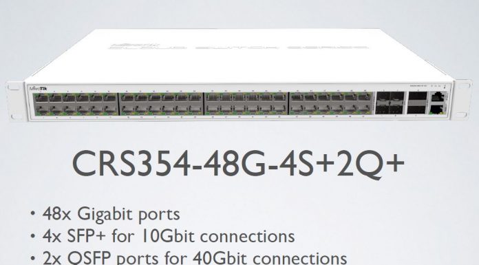New 10GbE and 40GbE MikroTik Switches Coming MikroTik CRS354 48G 4S+2Q+ Switch