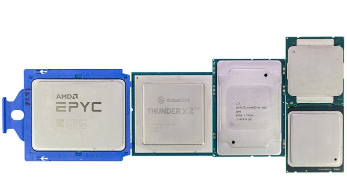 Updated Cavium ThunderX2 Power Consumption Results AMD EPYC 7000 Cavium ThunderX2 Intel Xeon Scalable And E5 V1 V4
