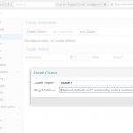 Proxmox VE 5 Cluster Create GUI
