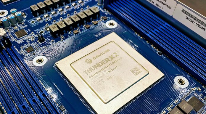Patrick Talks Cavium ThunderX2 and Gigabyte H261-T60 at Computex Cavium ThunderX2 BGA