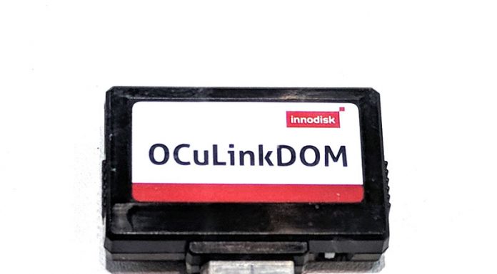Innodisk OCuLinkDOM Spotted a 1600MBps NVMe DOM Innodisk OCuLinkDOM Module