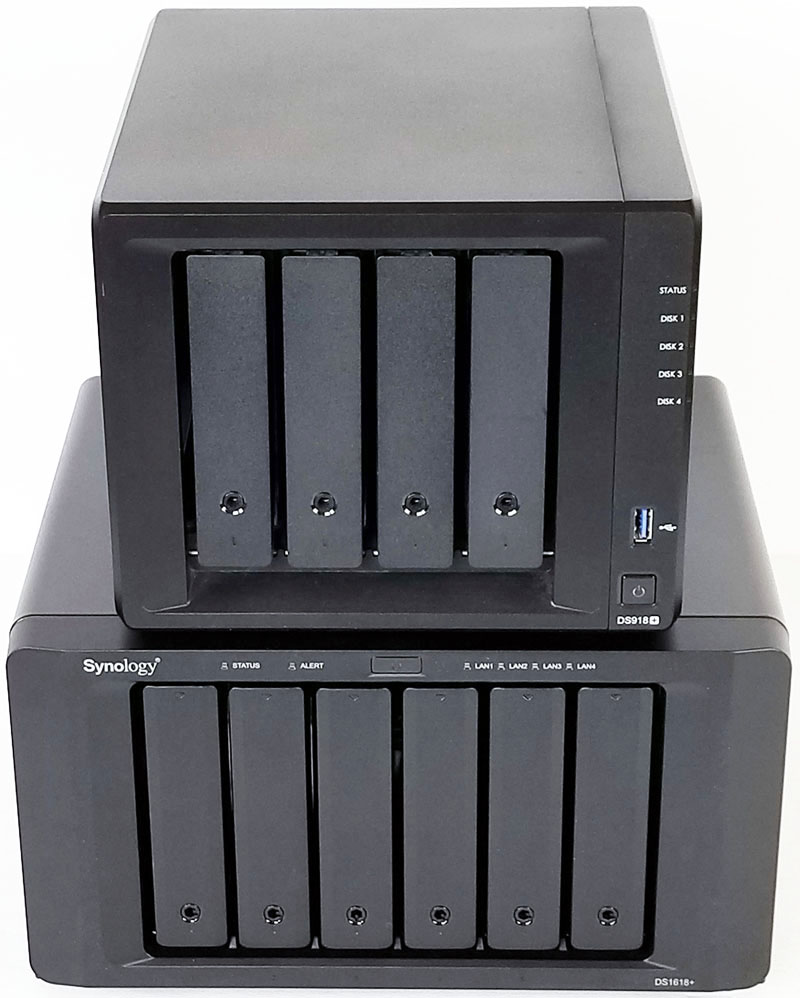 Synology DS1618+ Size Compare