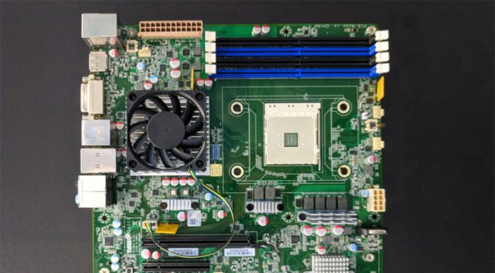 AMD Ryzen Server Motherboard Tyan Tomcat EX S8015 Spied Tyan Tomcat EX S8015 Prototype Computex 2018