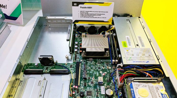 Piecing Together the iEi Puzzle AMD EPYC 3000 Spotted in the Wild IEi Puzzle A001 Internal View