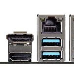 ASRock Rack C246M WS Rear IO