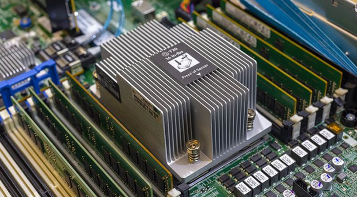 AMD EPYC Naples Memory Population Performance Impact HPE DL385 Gen10 CPU Heatsink With 8x DDR4 DIMMs