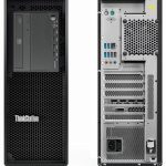 Lenovo ThinkStation P520 Front And Back
