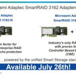 New Microsemi Adaptec SmartRAID 3162