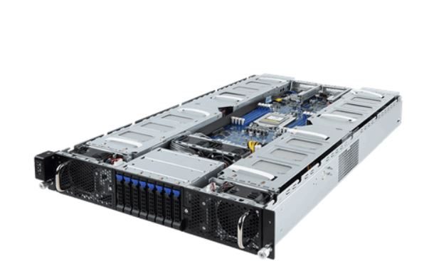 Three New Gigabyte AMD EPYC GPU Servers Launched Gigabyte G291 Z20 2U 2x GPU EPYC Front
