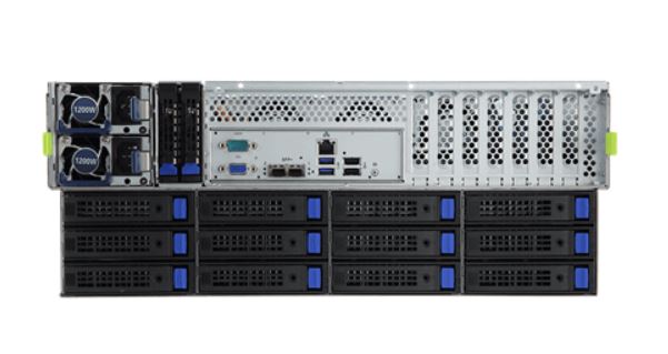 Gigabyte S451 Z30 3U 36 Bay Storage Server 1P EPYC Rear