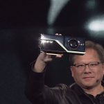 Jensen Huang With NVIDIA Quadro RTX GPU