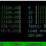 Silverstone CS01 HS 16 Core C3958 Htop