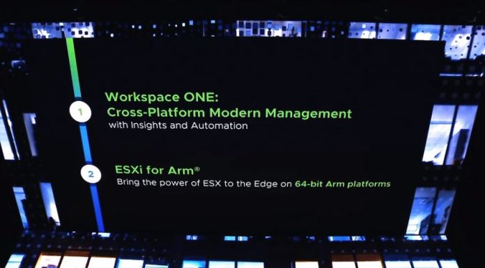 VMware ESXi 64-bit Arm Support Announced VMware ESXi On 64 Bit Arm