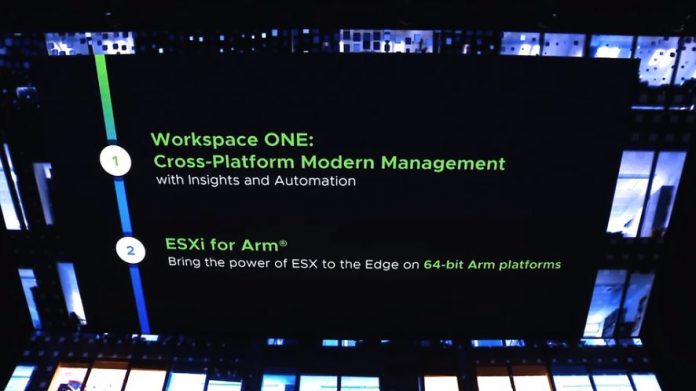 VMware ESXi On 64 Bit Arm