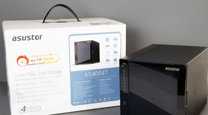 Asustor AS4004T A Fast and Affordable 10GbE 4-Bay NAS Asustor AS4004T