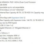 Asustor AS4004T Specifications