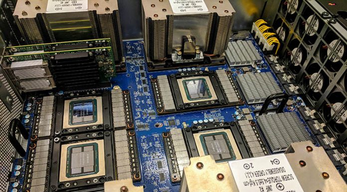 How to Install NVIDIA Tesla SXM2 GPUs in DeepLearning12 DeepLearning12 Half Heatsinks Installed 800