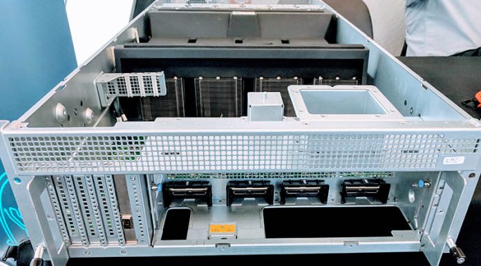 Microsoft HGX-1 at the AI Hardware Summit Microsoft HGX 1 Rear IO