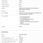 Noctua NH U14S TR4 SP3 Specifications