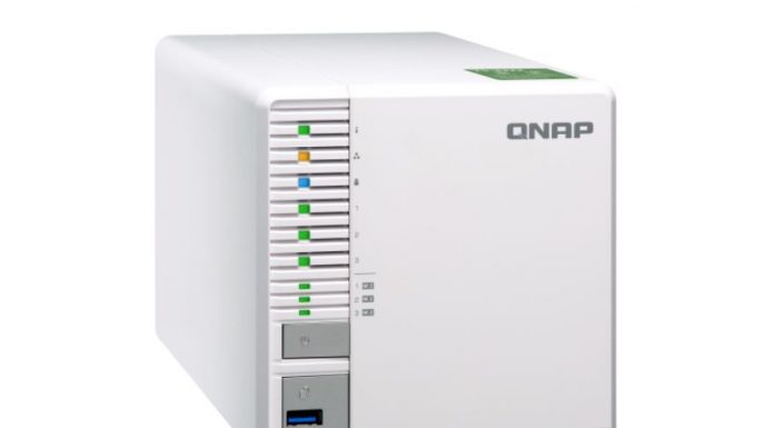 QNAP TS-332X 3-Bay NAS with 10GbE QNAP TS 332X Front Three Quarters