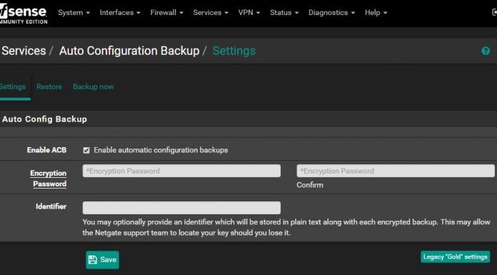 pfSense 2.4.4 Released With New Features and Subscription Benefits PfSense 2.4.4 AutoConfigBackup