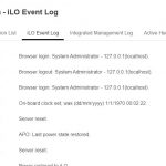 HPE ILO5 User Logging