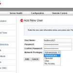 Supermicro BMC New User With Access Levels