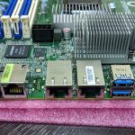 ASRock Rack E3C242D4U2 2T Rear IO