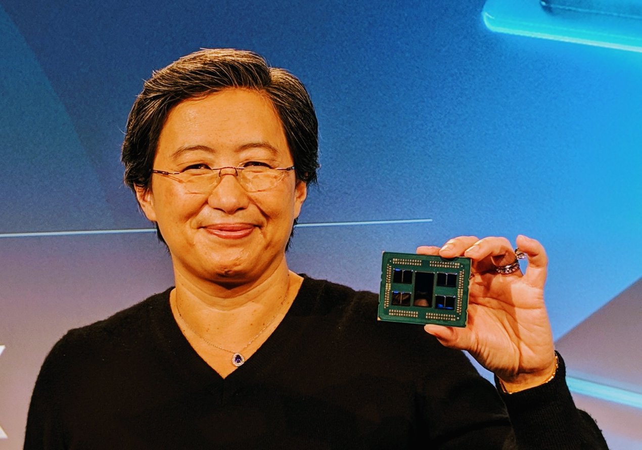 Dr Lisa Su Unvelis AMD EPYC 2 Rome Package