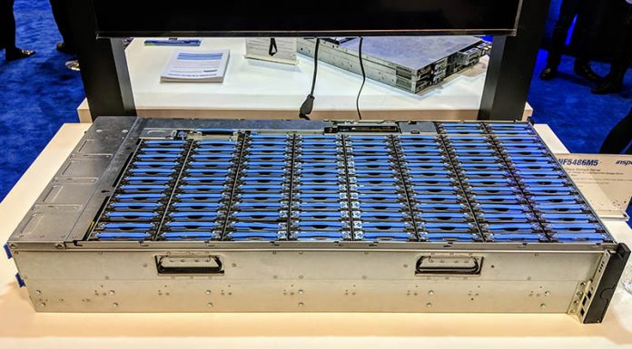 Simply Huge 106x 3.5in Hard Drive System the Inspur NF5486M5 Inspur NF5486M5 And 106 Hard Drive Bays