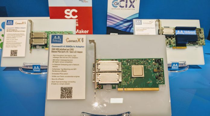 Mellanox ConnectX-6 Brings 200GbE and HDR Infiniband Fabric to HPC Mellanox ConnectX 6 PCIe 4.0 X16 Adapter