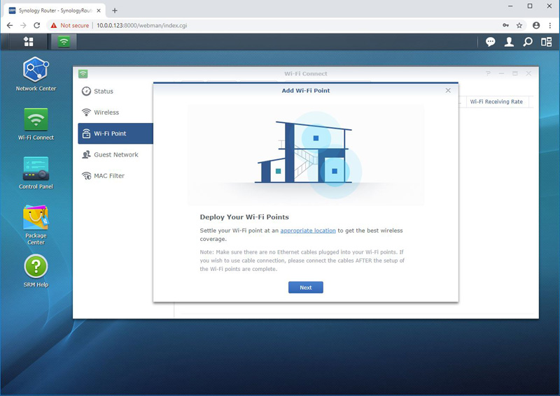 Synology MR2200ac Add Wi Fi Point 1
