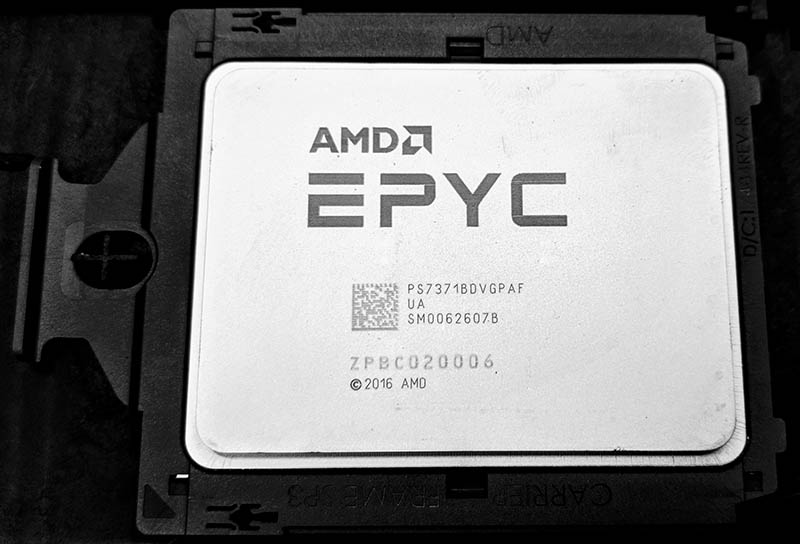 AMD EPYC 7371 Close Up