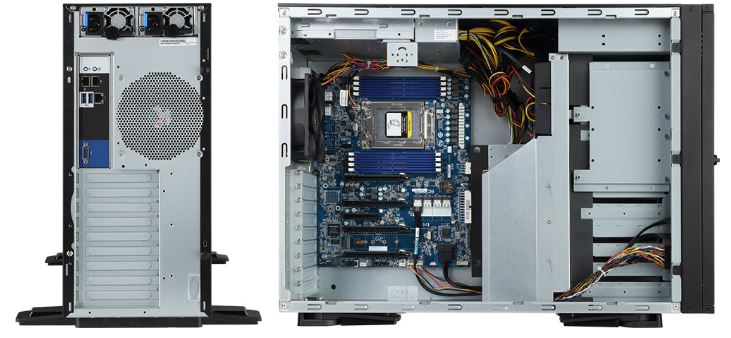 Gigabyte W291 Z00 Internal And Rear