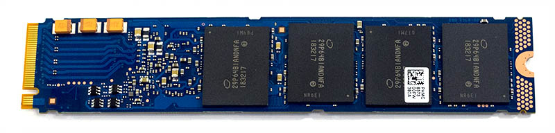 Intel Optane 905P 380GB M.2 NVMe Bottom