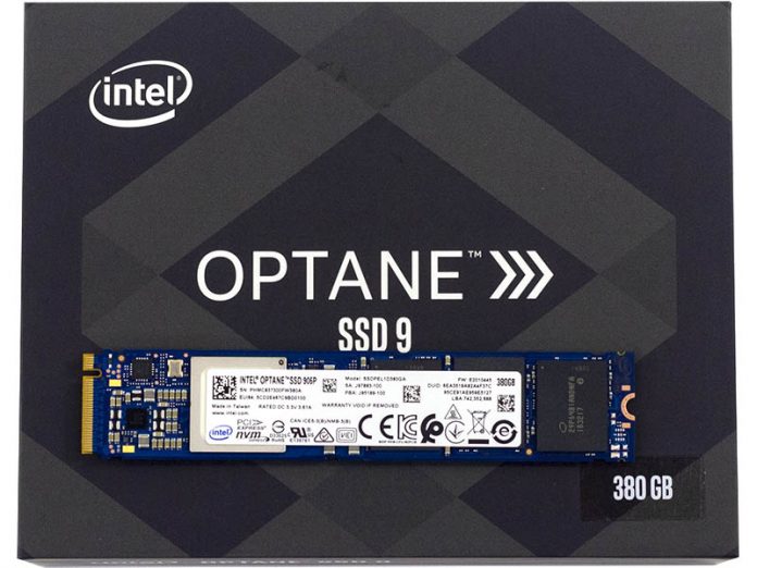 Intel Optane 905P 380GB M.2 NVMe On Box Cover