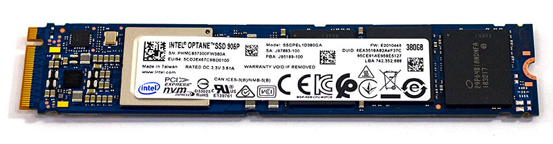 Intel Optane 905P 380GB M.2 NVMe Top