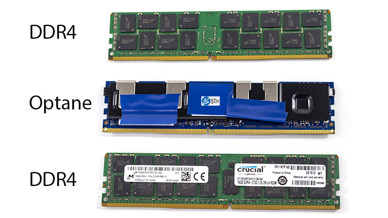 Intel Optane V DDR4 DIMM Front And Back