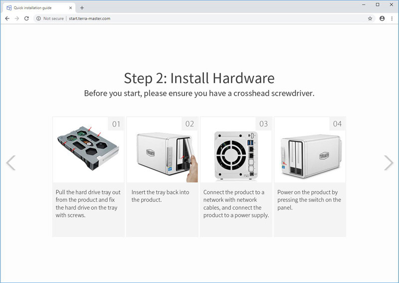 TerraMaster F2 221 Installation 2