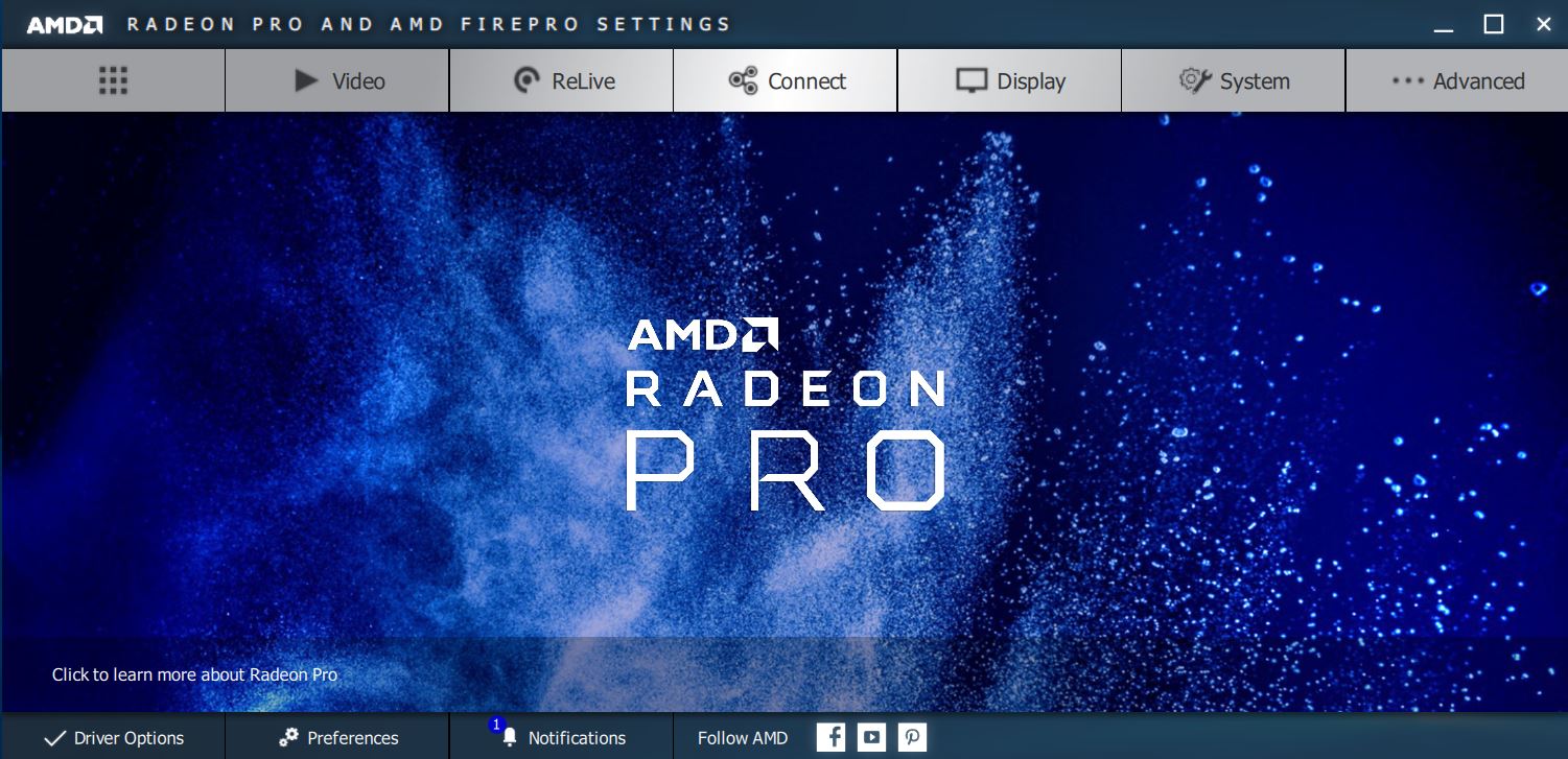 AMD Radeon Vega Frontier Edition Settings Pro Mode