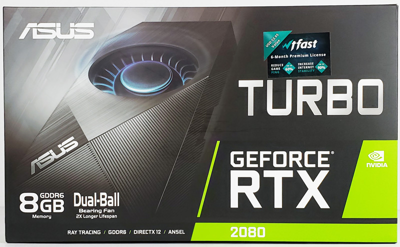 ASUS Turbo-RTX2080-8G Blower-Style GeForce RTX 2080 Performance