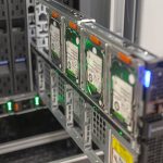 Dell EMC PowerEdge MX5016s With Drives In Rack