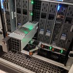 Dell EMC PowerEdge MX7000 PSU Blade And Front Fan Removed