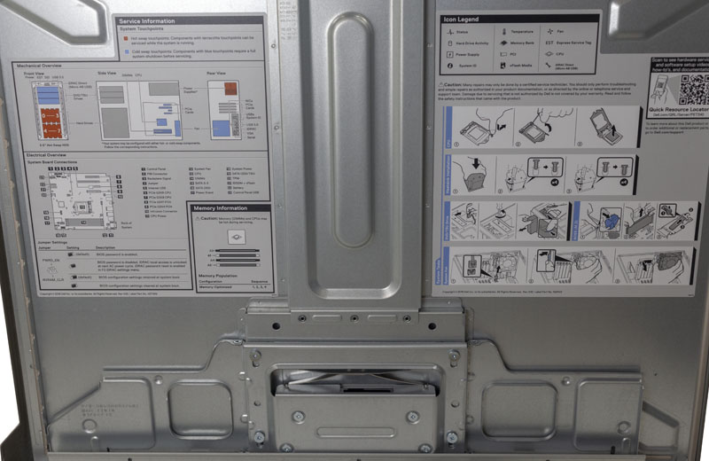 Dell EMC PowerEdge T340 Internal Documentation And Latch