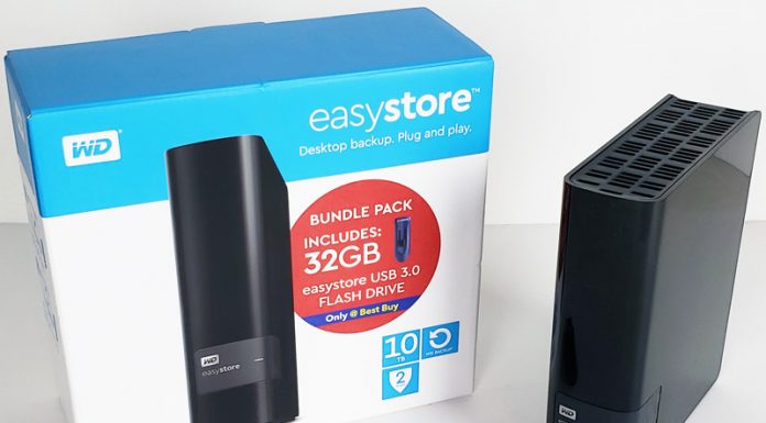 WD WD100EMAZ and WD Easystore 10TB External Backup Drive Review Easystore WD 10TB USB Desktop Backup