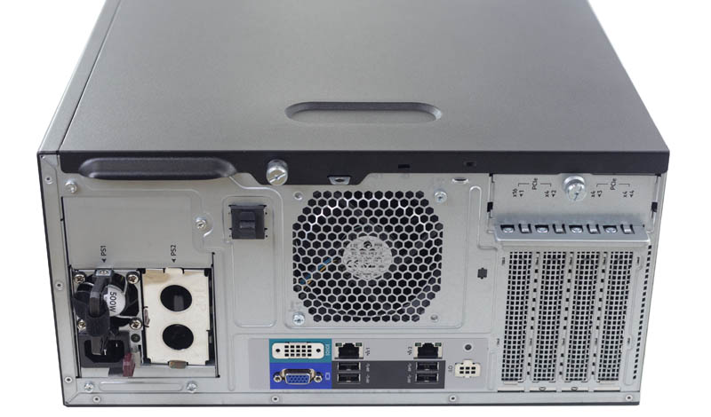 HPE ProLiant ML30 Gen10 Rear