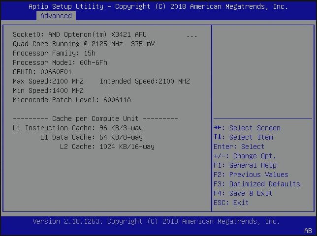 HPE ProLiant MicroServer Gen10 X3421 CPU BIOS